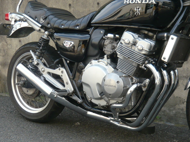 CB400F NC36 ショート管 メッキ マフラー