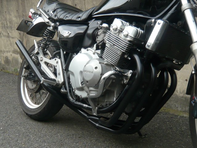 CB400F NC36 スリム管 黒 マフラー