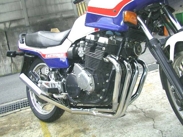 CBX400F（550F） ショート管 メッキ マフラー