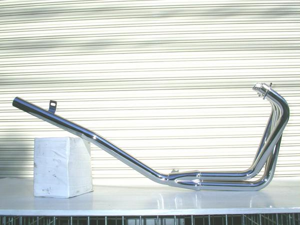 CBX400F ミドル管 50.8π メッキ マフラー