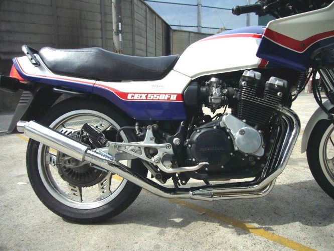 CBX400F 4-1管 ALサイレンサー 50.8π メッキ マフラー