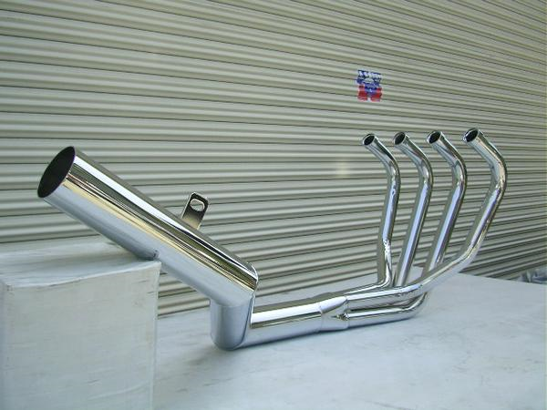 CBR400F ショート管 メッキ マフラー