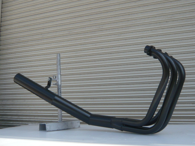 CBR400F ショート管 ブラック マフラー 