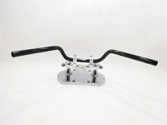 悪乗りUPハンドル 10ｃｍ ブラックメッキタイプ