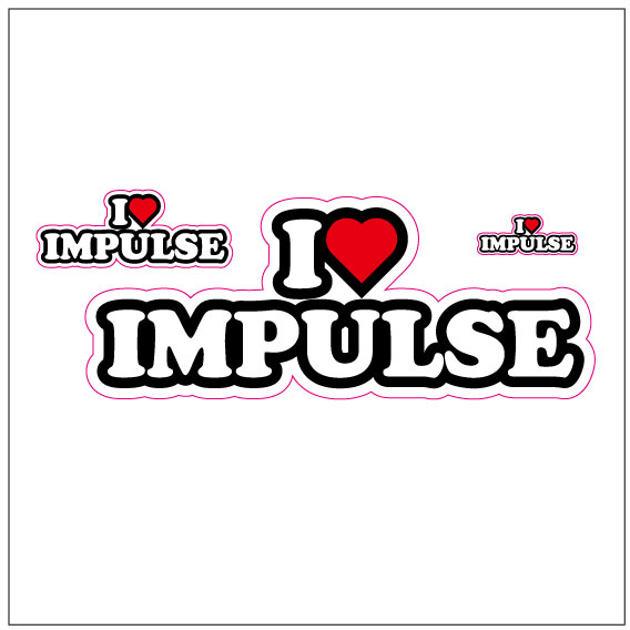 I LOVE IMPULSE ステッカー