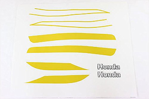 エイプ50 Z2タイプ 専用 イエロータイガー ラインステッカーセット