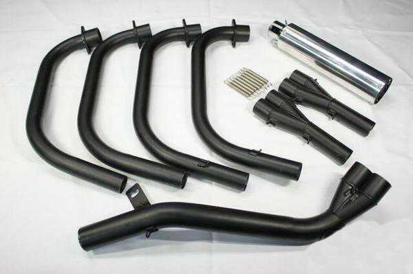 CBX400F エルサウンド4-2-1マフラーブラック　８分割