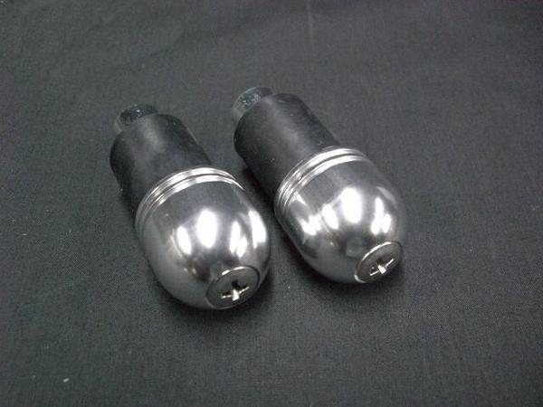 汎用 アルミバーエンドキャップ　シルバー