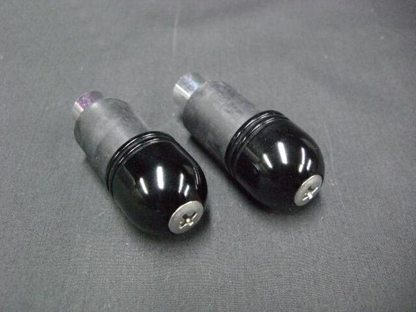 汎用 アルミバーエンドキャップ　ブラック