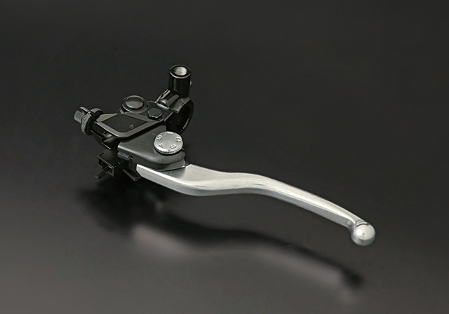 【クラッチレバーASSY】	アジャスト付 シルバーレバー