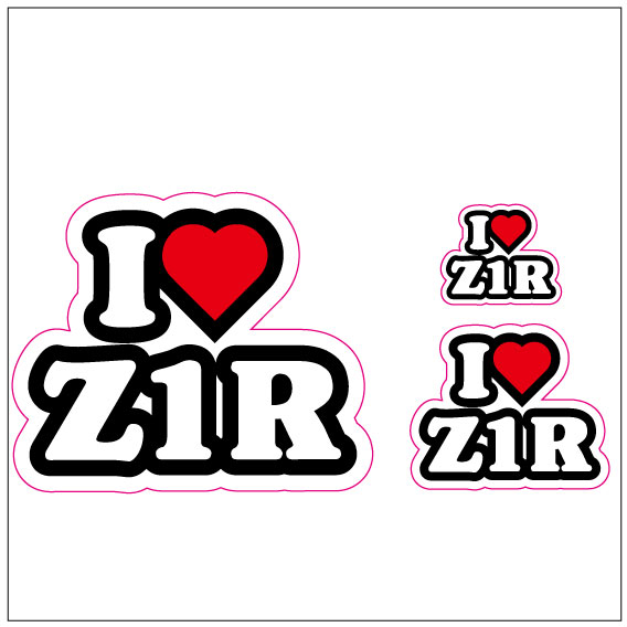 I LOVE Z1R ステッカー