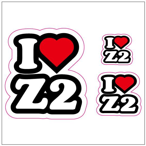 I LOVE Z2 ステッカー