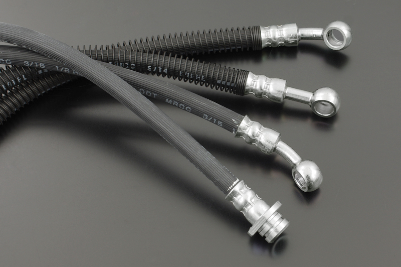 ■Z/KZ 純正タイプブレーキフロントロアホース 両端バンジョータイプ(490mm)