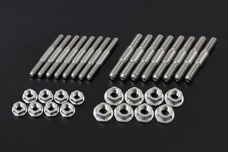 KZ ステンレス エキゾーストスタッドボルトセット(8mm)