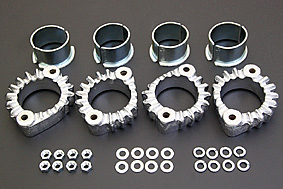 ■Z/KZ エキゾーストフランジセット '76～'80 Z750-1000 (8mm用)