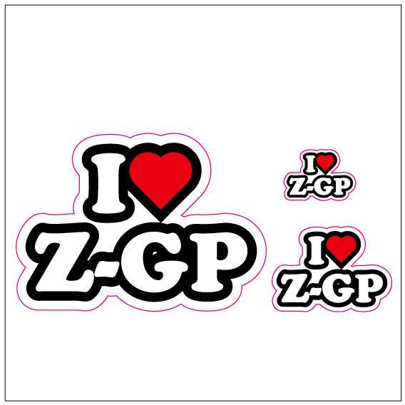 I LOVE  Z-GP ステッカー