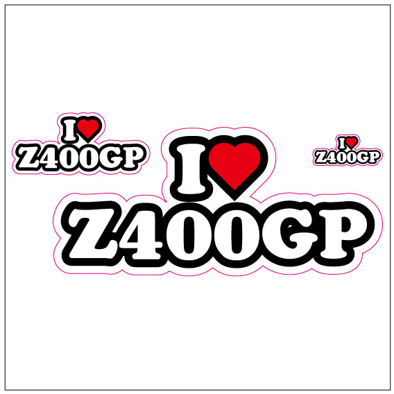 I LOVE Z400GP ステッカー