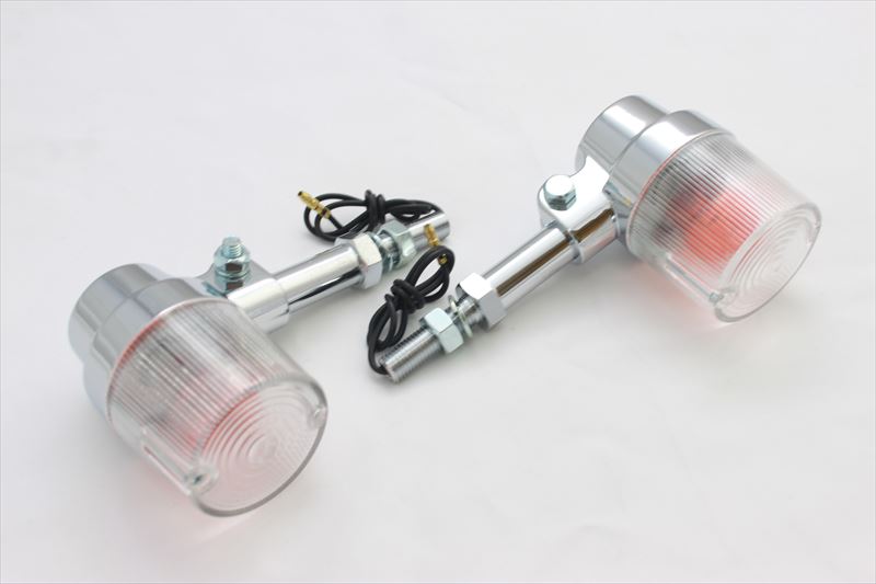 ヨーロピアン ウィンカー　丸型/メッキ/クリアー/大