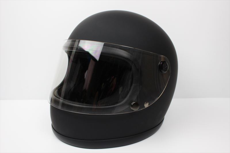 ビンテージフルフェイスヘルメット ７０Ｓ　マットブラック