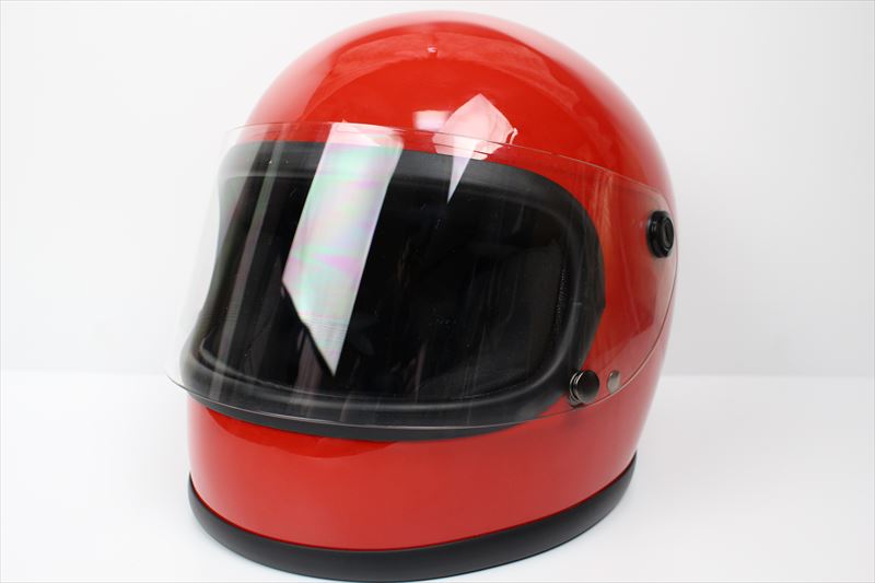 ビンテージフルフェイスヘルメット ７０Ｓ　レッド