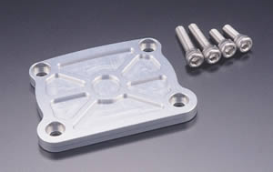 BILLET キックブロックオフカバー (シルバー)
