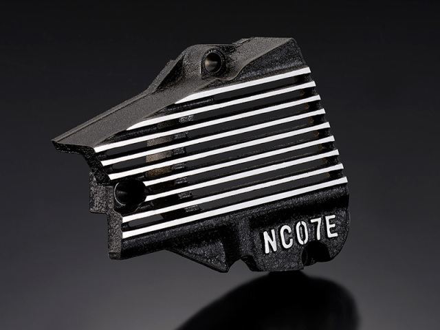 NC07クラッチカバー　ブラック　チヂミ塗装