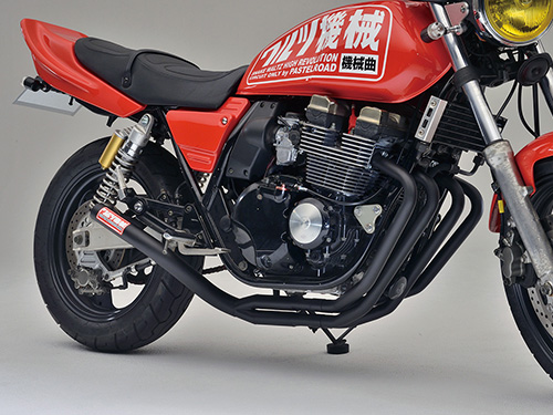 XJR400ワルツ機械曲げマフラー　インナータイプ　黒