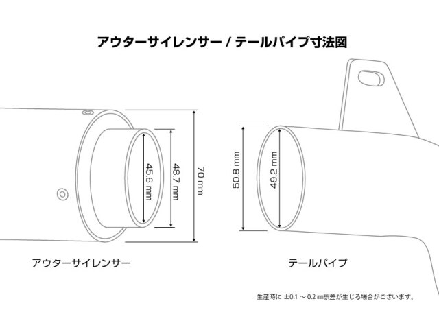 XJR400ワルツ機械曲げマフラー アウタータイプ 黒