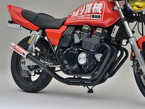 XJR400ワルツ機械曲げマフラー　アウタータイプ　黒