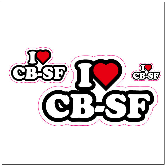 I LOVE　CB-SF  ステッカー