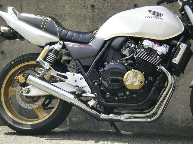 CB400SF VTEC NC39 ショート管 メッキ マフラー