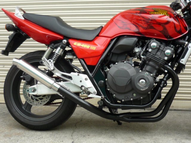 CB400SF REVO NC42 4-1管 ALサイレンサー 50.8π ブラック マフラー