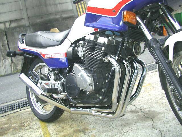 CBX400F（550F） ショート管 メッキ マフラー