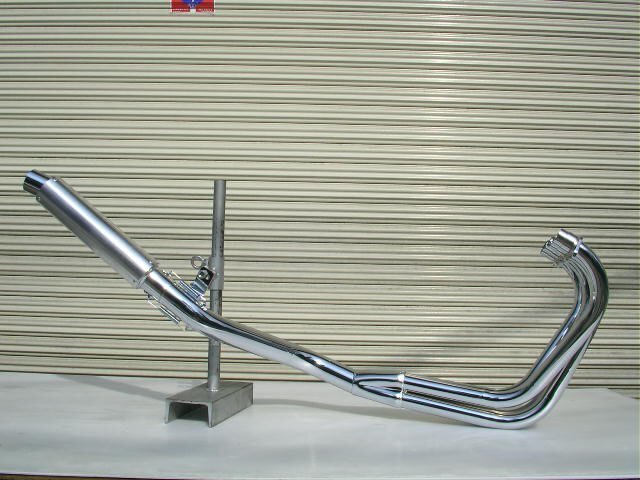 CBR400F 4-1管 ALサイレンサー 50.8π メッキ マフラー