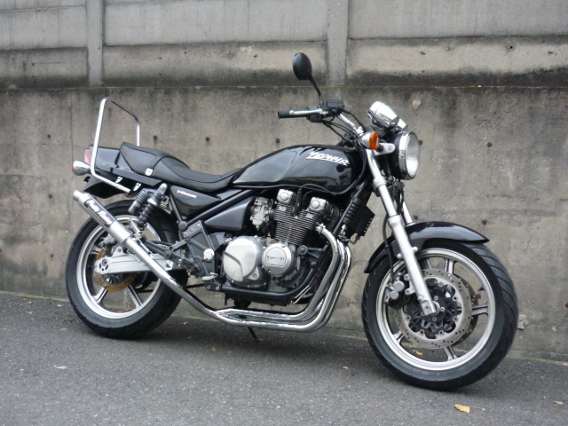 Z400FX E4 分割式 42.7π (極) メッキ マフラー