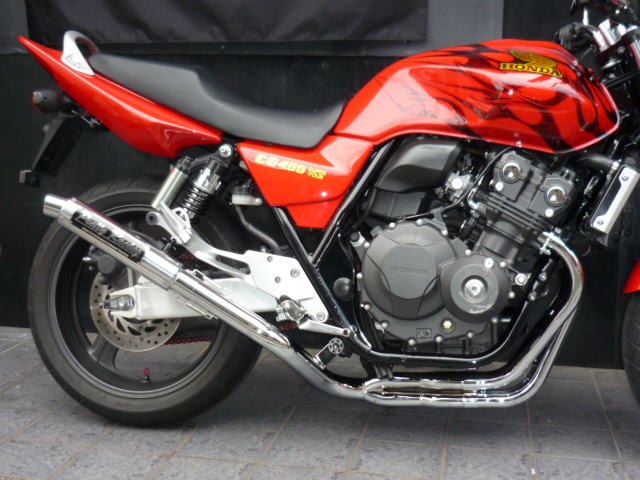 CB400SF REVO NC42 分割式 50.8π (流) マフラー