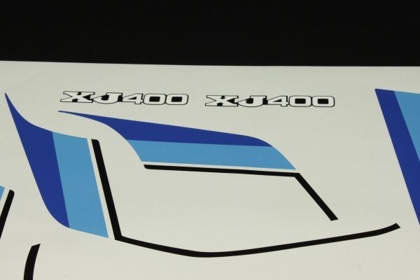 XJ400 純正タイプ ラインステッカー セット シルバーベース