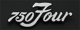 ■750FOURサイドカバーエンブレム (CB750K1-K2用)