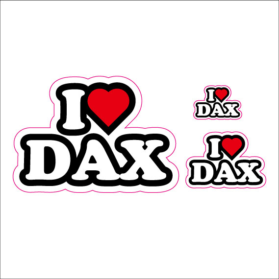 I LOVE DAX ステッカー