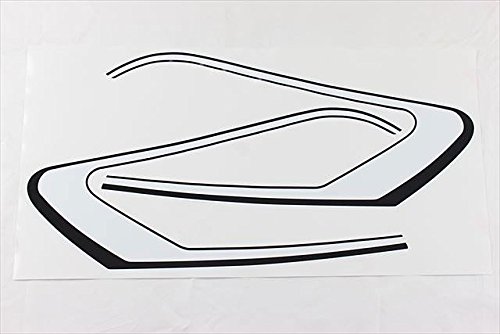 ＧＴ３８０　純正タイプラインステッカーセット（白/黒ライン）