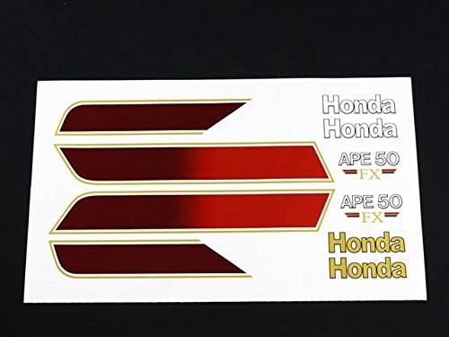 エイプ５０ ＦＸタイプ 専用 Ｅ４カラー ラインステッカーセット