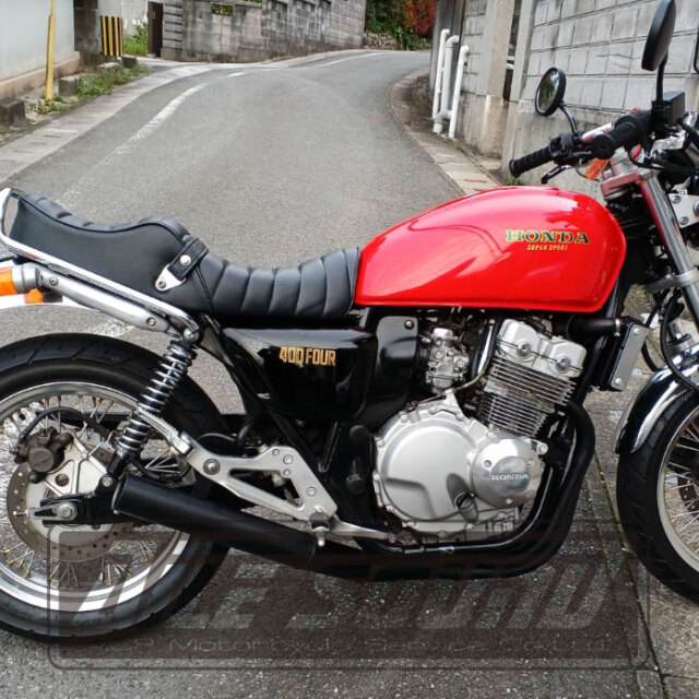 CB400FOUR NC36/97- エルサウンド ショート管 マフラー ブラックタイプ 