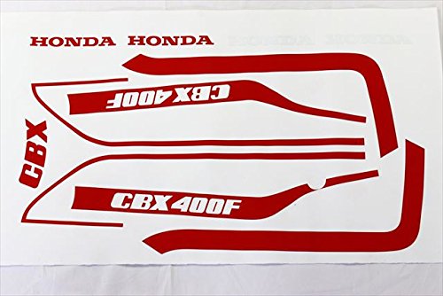 CBX400F2型 ラインステッカーセット 新品(赤/黒用)