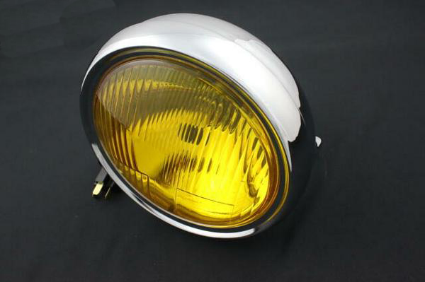 ゼ*ン様 当時物　イエローマーシャル　780 cb250t cbx400f ヘッ 当時物 イエローマーシャル 780 cb250t cbx400f ヘッドライト