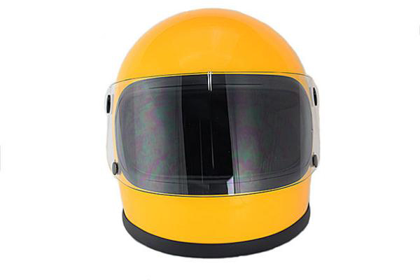 ビンテージフルフェイスヘルメット 70S イエロー