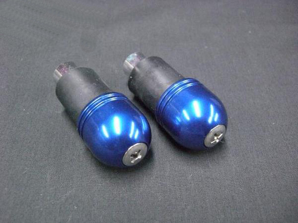 汎用 アルミバーエンドキャップ　ブルー