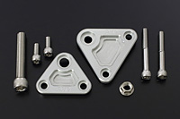 ■BILLET エンジンマウントシリーズ (フロントマウントセット・シルバー)