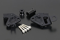 ■BILLET エンジンマウントシリーズ リアマウントセット・ブラック