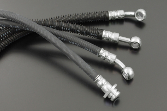 ■Z/KZ 純正タイプブレーキフロントアッパーホース ショートタイプ(350mm)