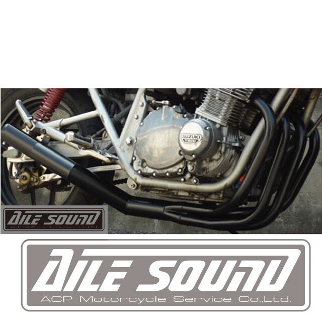 GSX1100S 刀 エルサウンド ショート管 ブラック マフラー GSX1100S 刀 エルサウンド ショート管 ブラック マフラー